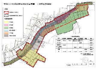 大谷口上町地区住宅地区改良事業　土地整備計画図